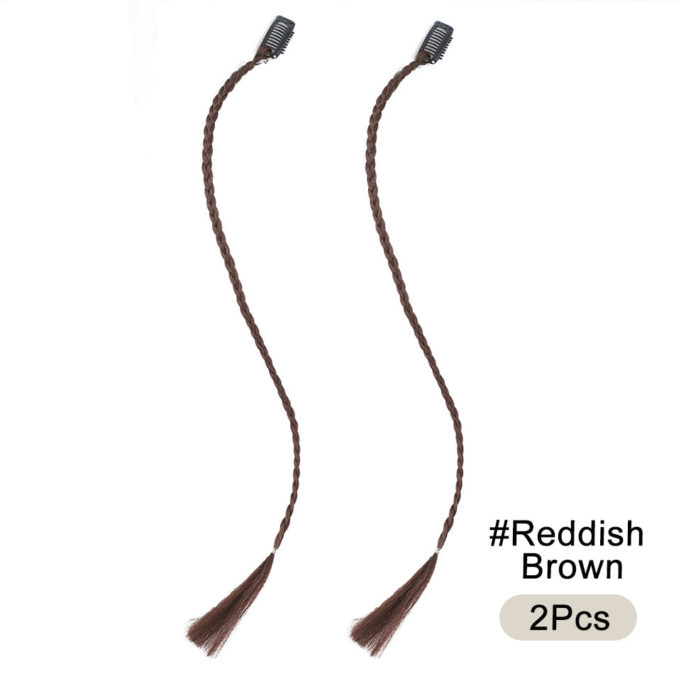 Long Yaki Straight Ponytail Extensions Braids With Clip Ponytail for Women 2 PCS