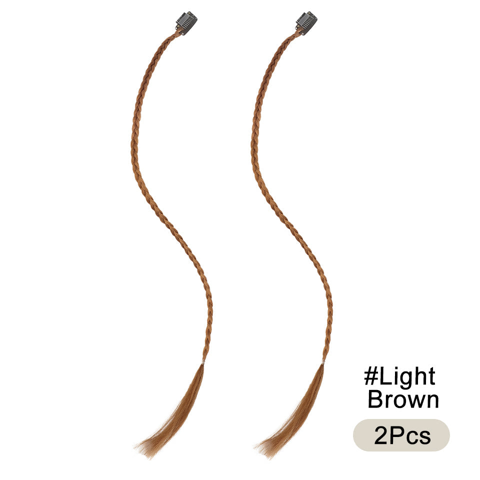 Long Yaki Straight Ponytail Extensions Braids With Clip Ponytail for Women 2 PCS