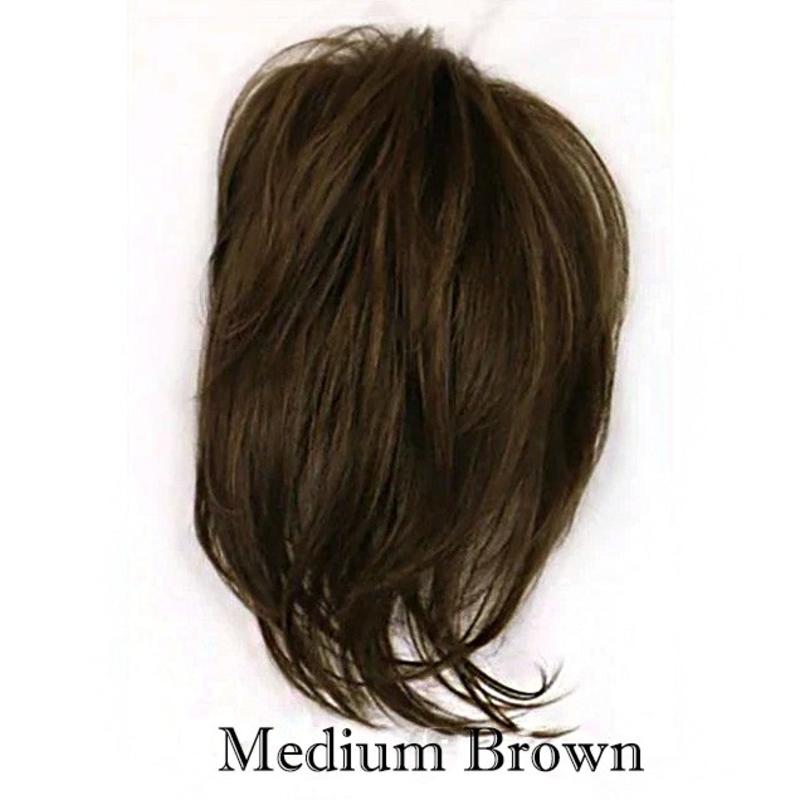 【Buy 2 Get 1 Free 】Natural Straight Hair Topper New Design Slightly Wavy