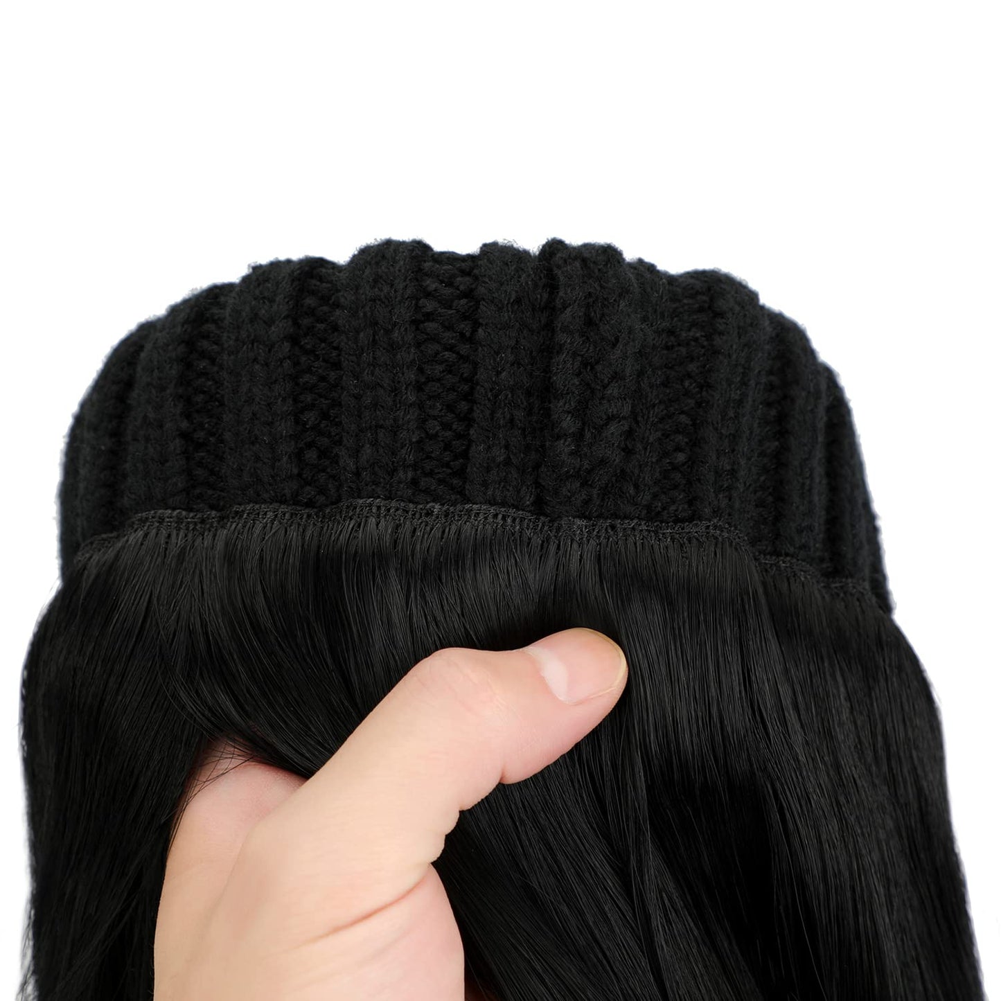 Ins Hot Women Beanie Hat with Hair