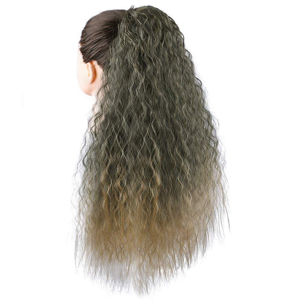 Top Corn Wave Ponytail Extension Drawstring