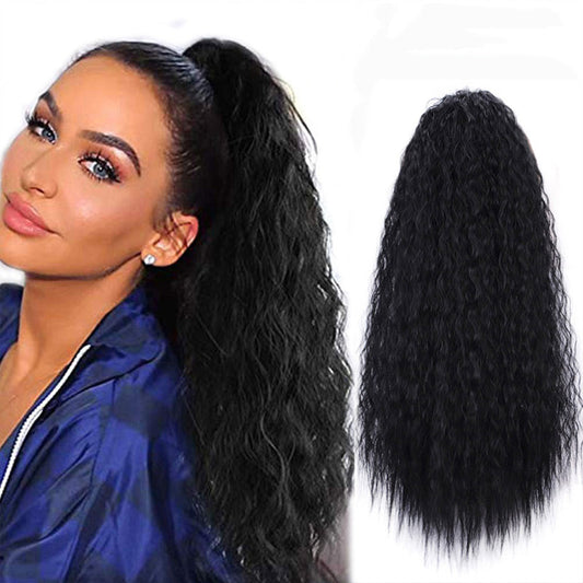 Top Corn Wave Ponytail Extension Drawstring