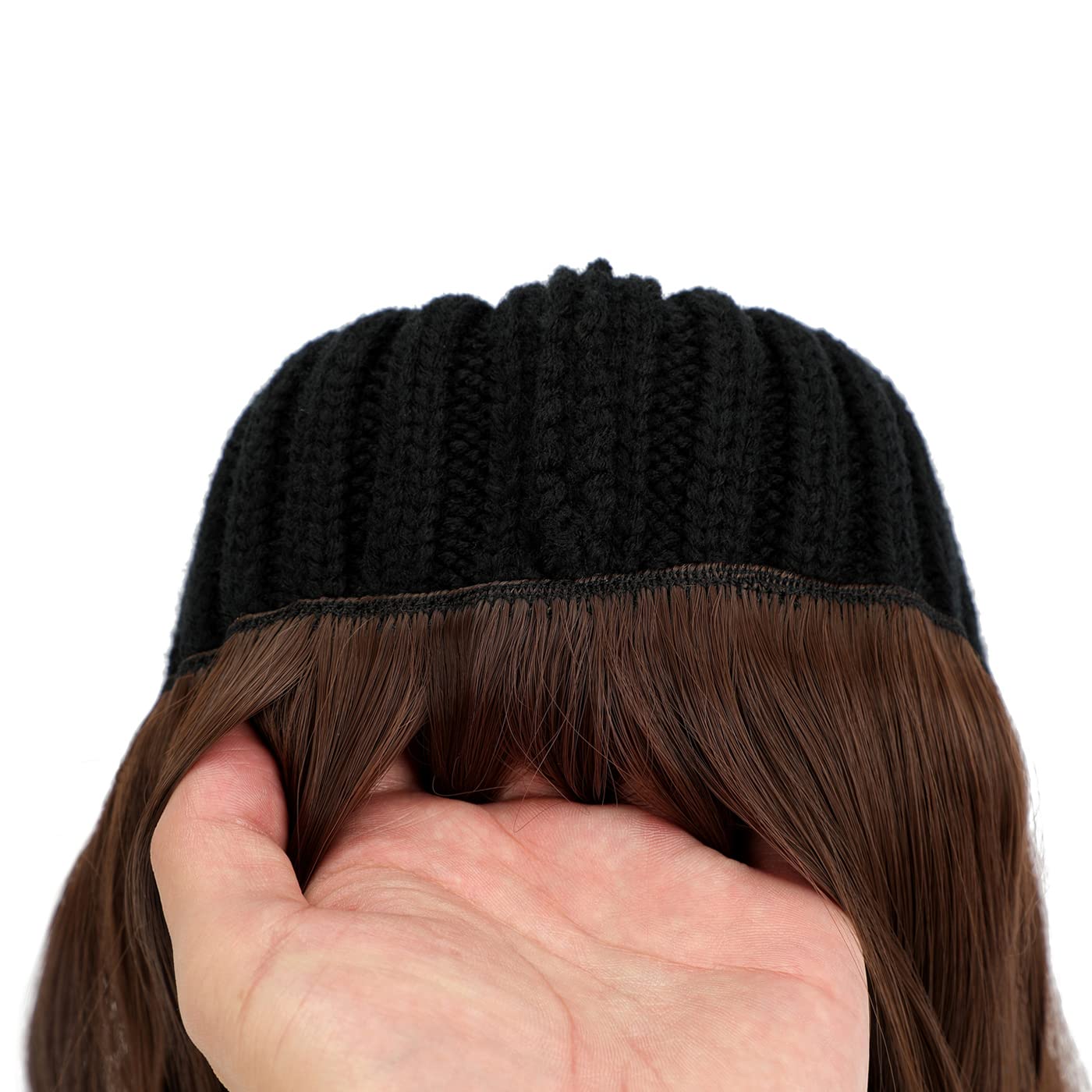 Ins Hot Women Beanie Hat with Hair