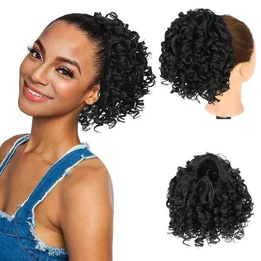 Synthetic Curly Drawstring Ponytail for Women