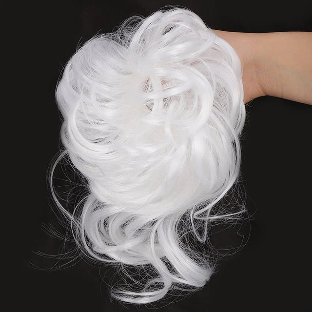 Messy Bun Hair Piece With Elastic Rubber Band Hairpiece【Buy 2 for free ...