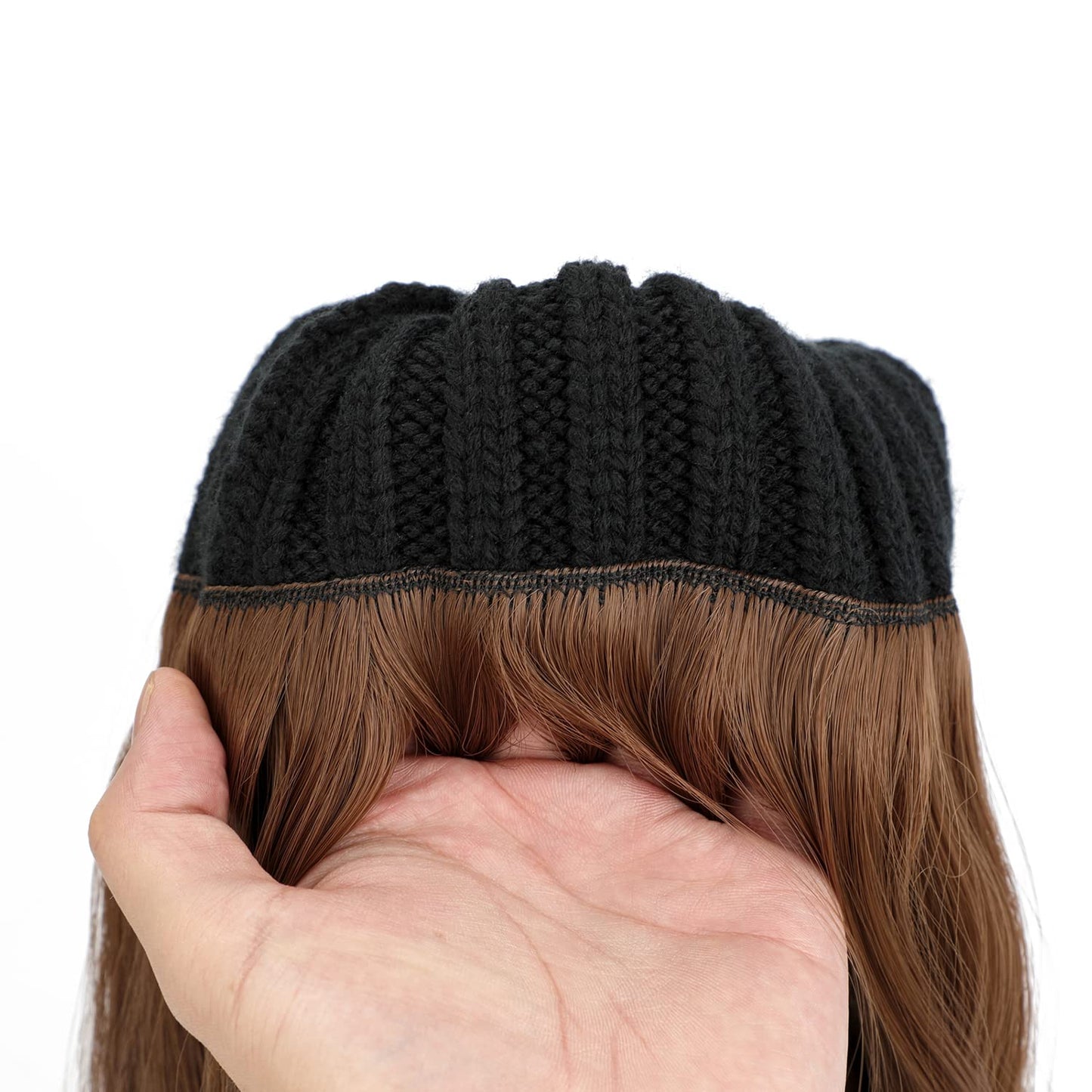 Ins Hot Women Beanie Hat with Hair