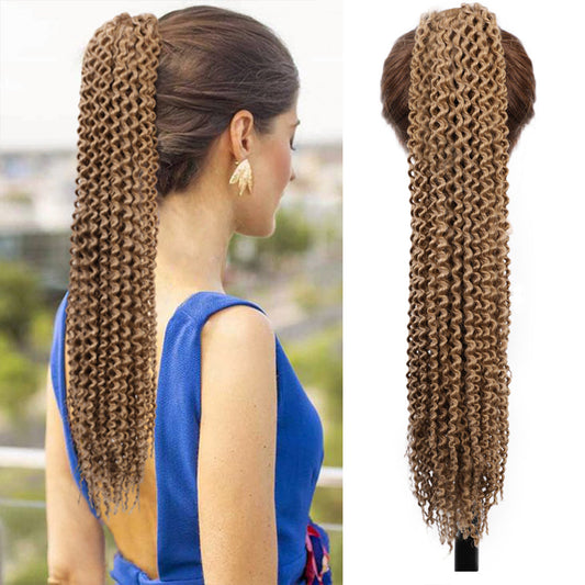 Top Drawstring Puff Ponytail Afro Kinky Curly Hair